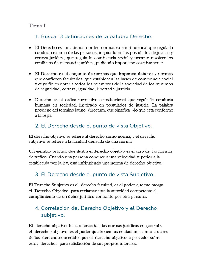 Tema 1 de Introducción Al Derecho | PDF | Justicia | Crimen y violencia