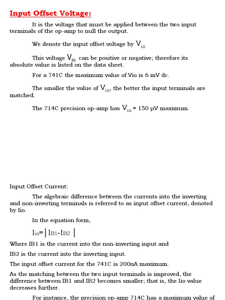 Op-Amp 741C Specifications Guide | PDF | Operational Amplifier | Decibel