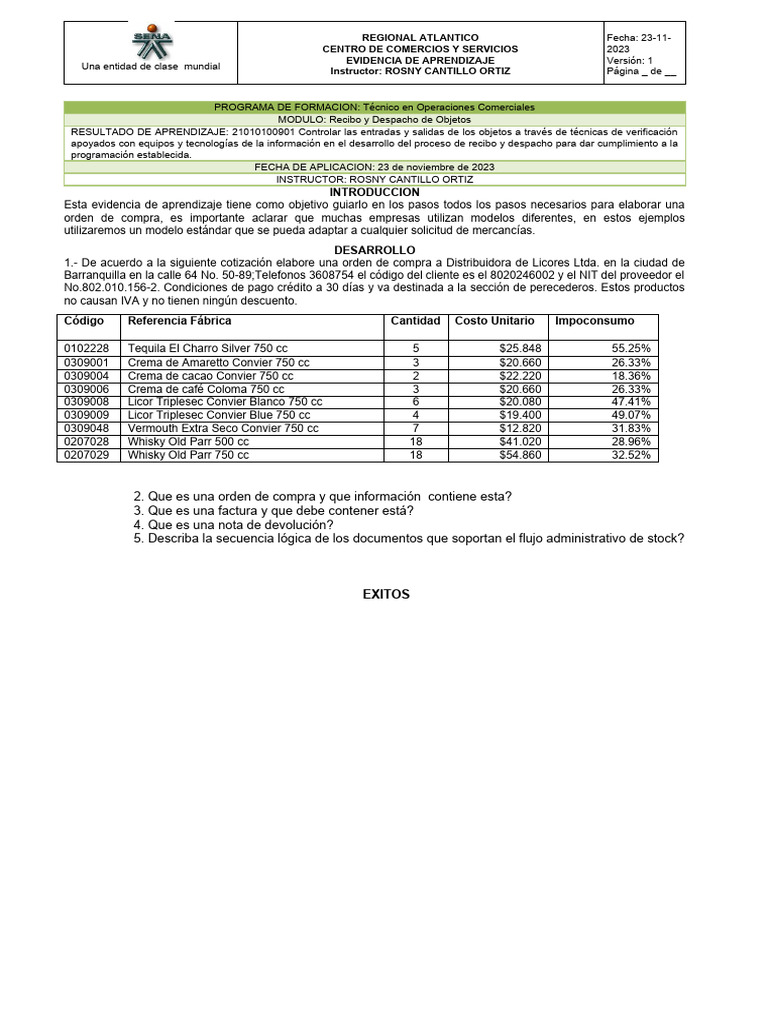 Guía para Elaborar Órdenes de Compra | PDF | Informática