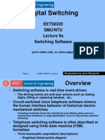 Digital Switching: EETS8320 Smu/Ntu Lecture 9a Switching Software