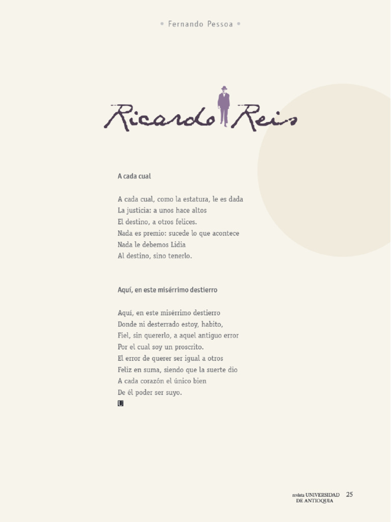 Poemas - Ricardo Reis | PDF