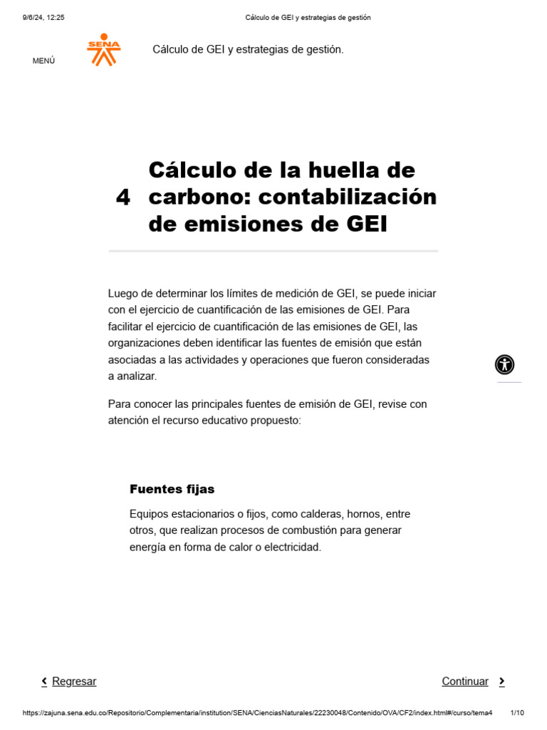 Cálculo de la Huella de Carbono GEI | PDF | Gases de efecto invernadero ...