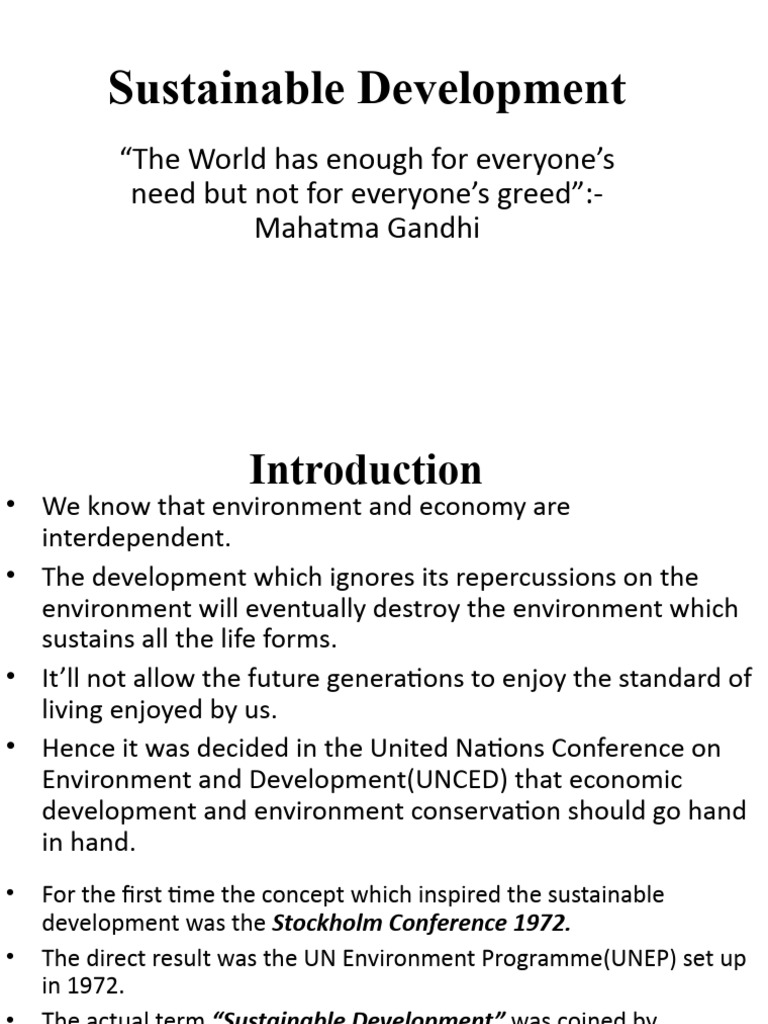 Understanding Sustainable Development Goals | PDF | Sustainability ...