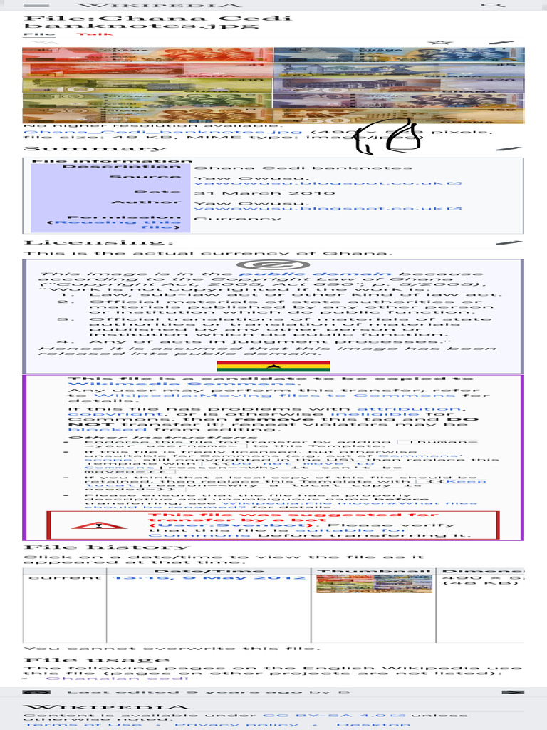 FileGhana Cedi Banknotes - JPG - Wikipedia | PDF | Wikipedia | Public ...