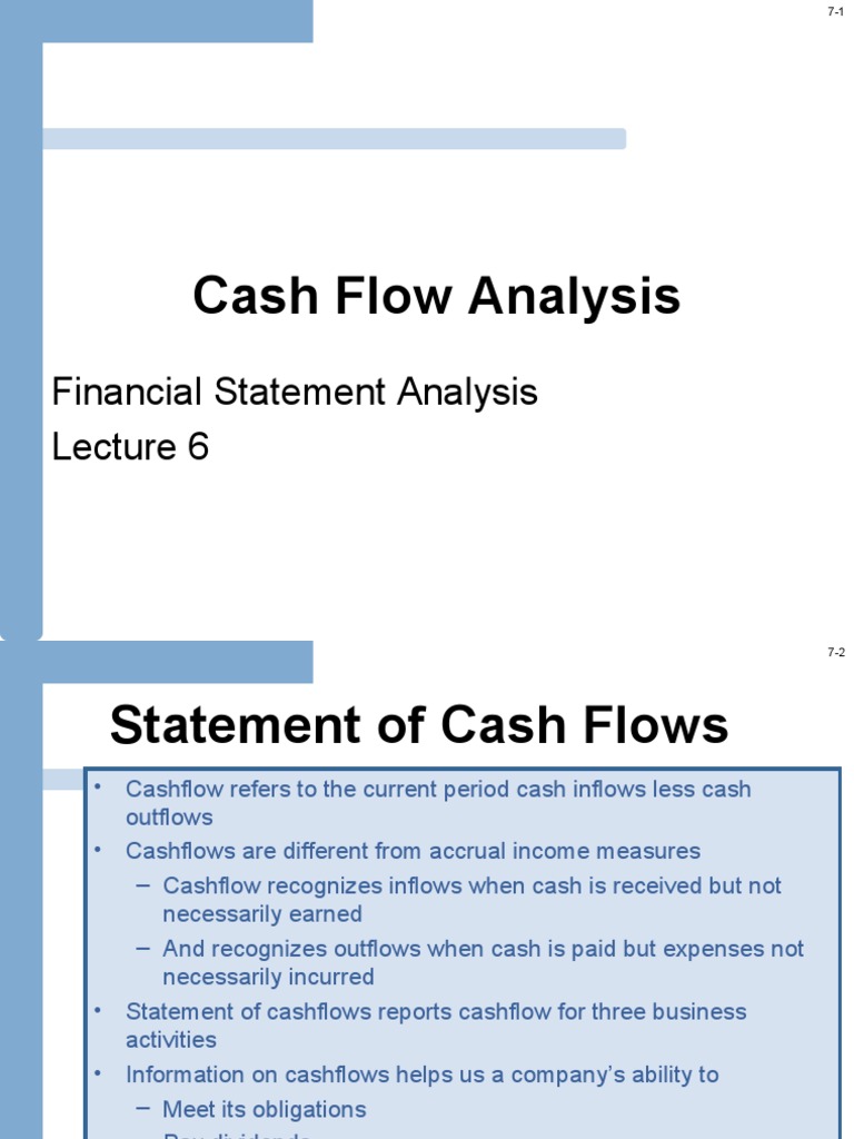 Understanding Cash Flow Analysis | PDF | Cash Flow Statement | Expense