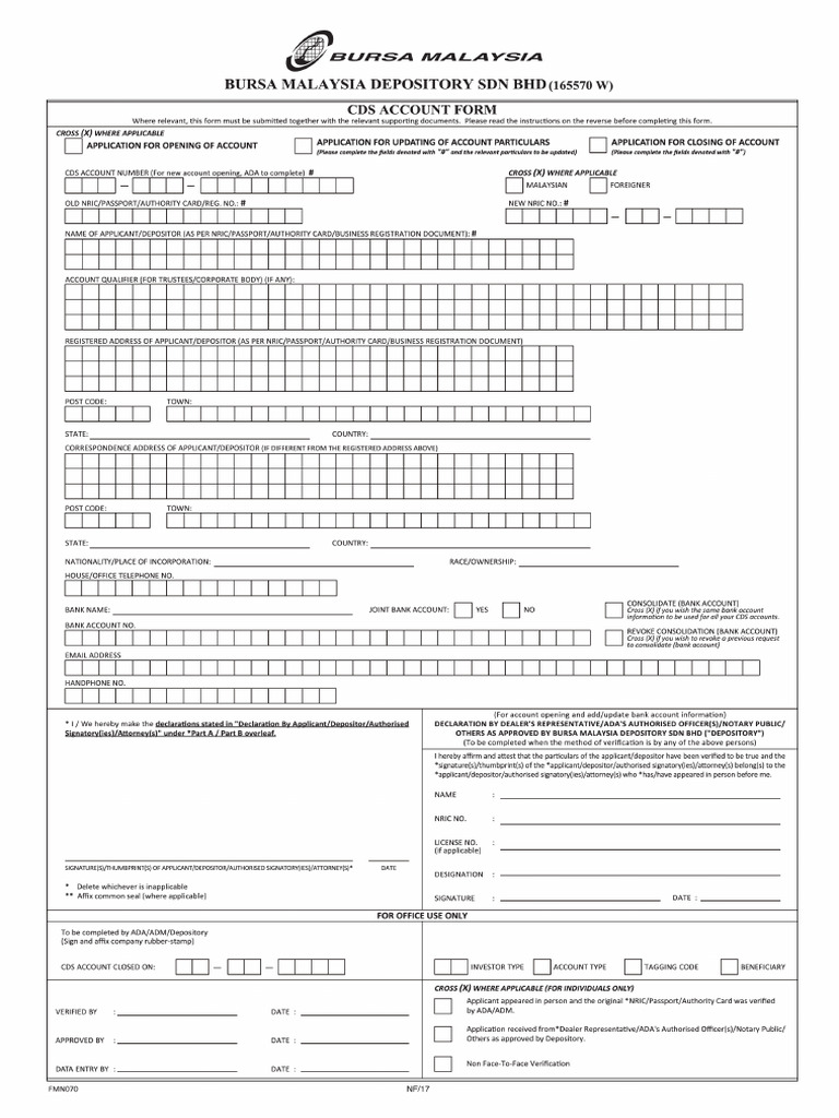Form CDS | PDF