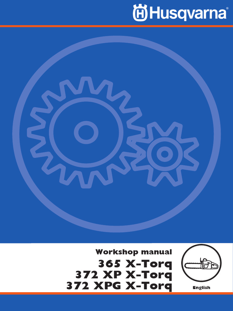 Husqvarna 372 XP Workshop Manual | PDF | Clutch | Screw