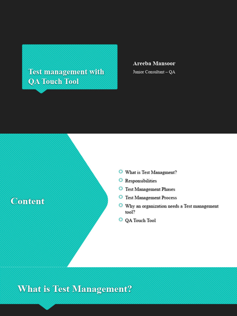 QA Touch: Efficient Test Management Tool | PDF | Quality Assurance ...