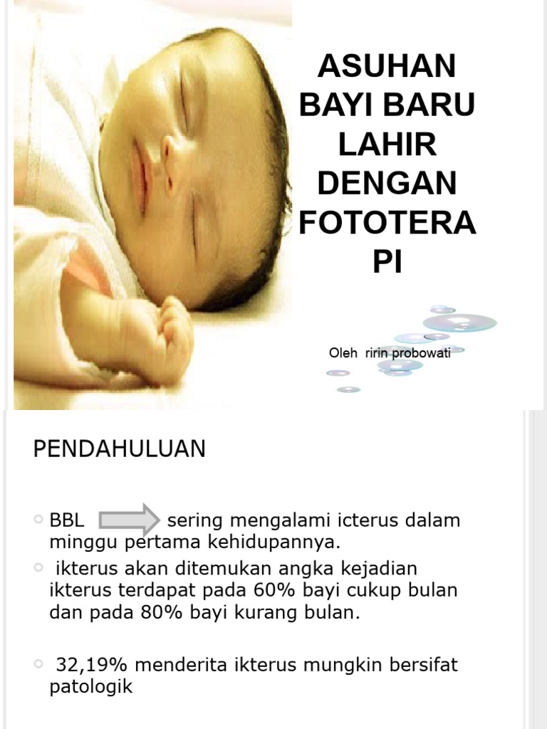 Asuhan Fototerapi untuk Bayi Ikterus | PDF