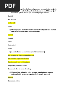 ACONEX Specialist Assessment Test