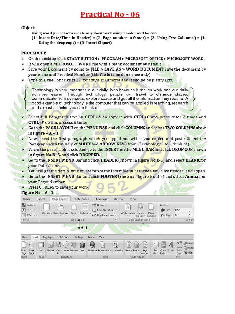 Word Processor Document Creation Guide | PDF