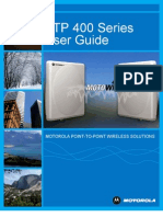 PTP 400 Series User Guide: Motorola Point-To-Point Wireless Solutions