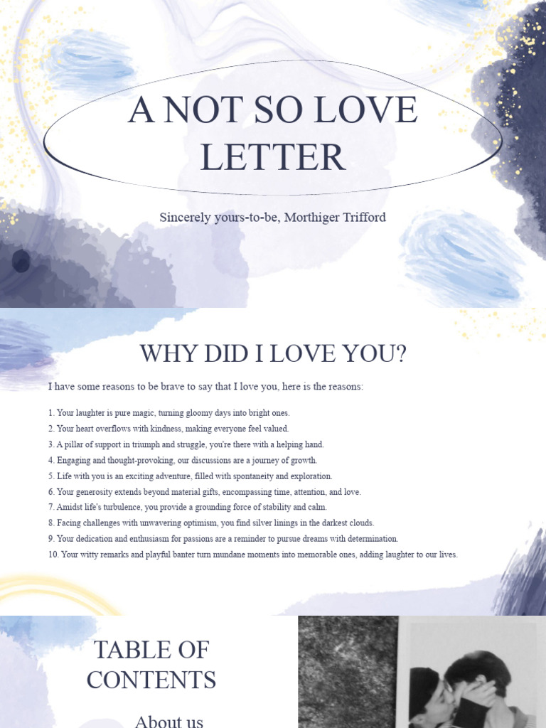 A Heartfelt Ode to Our Love Story | PDF