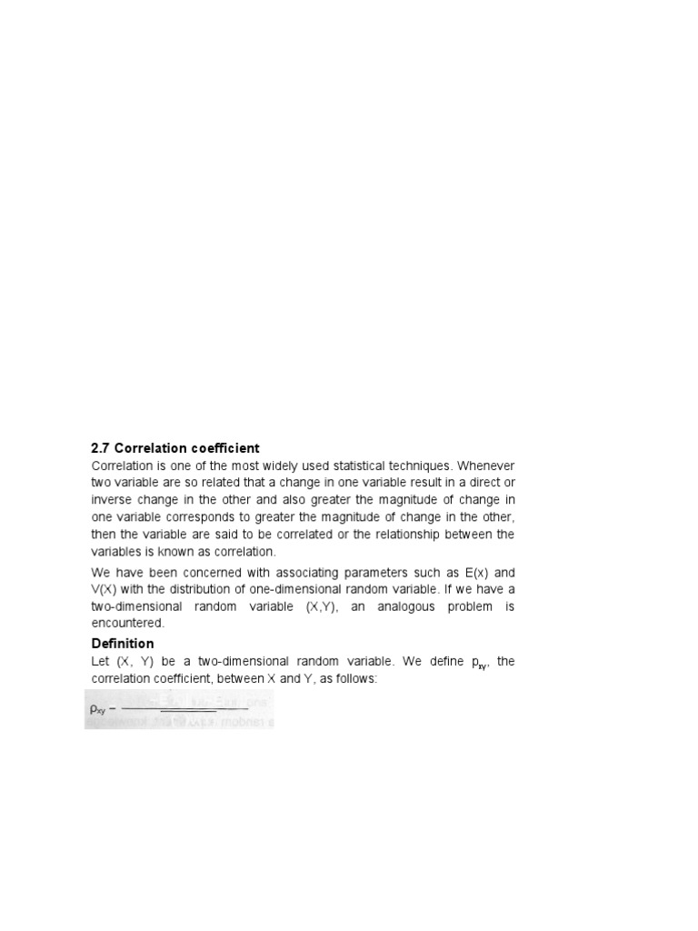 Understanding Correlation Coefficient | PDF