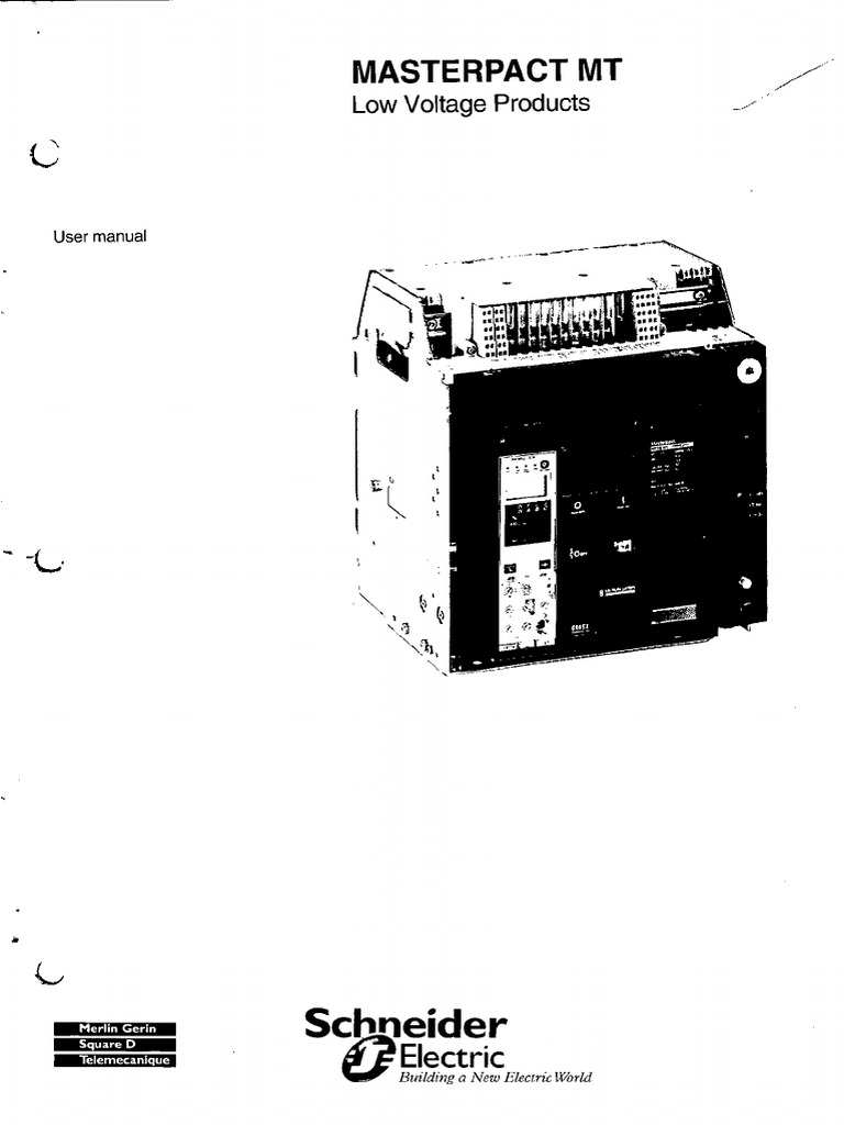 11 - Masterpact MT Low Voltage Products User Manual | PDF