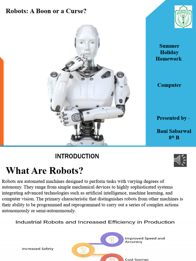 Robots: Boon or Curse? Analysis | PDF | Robot | Robotics