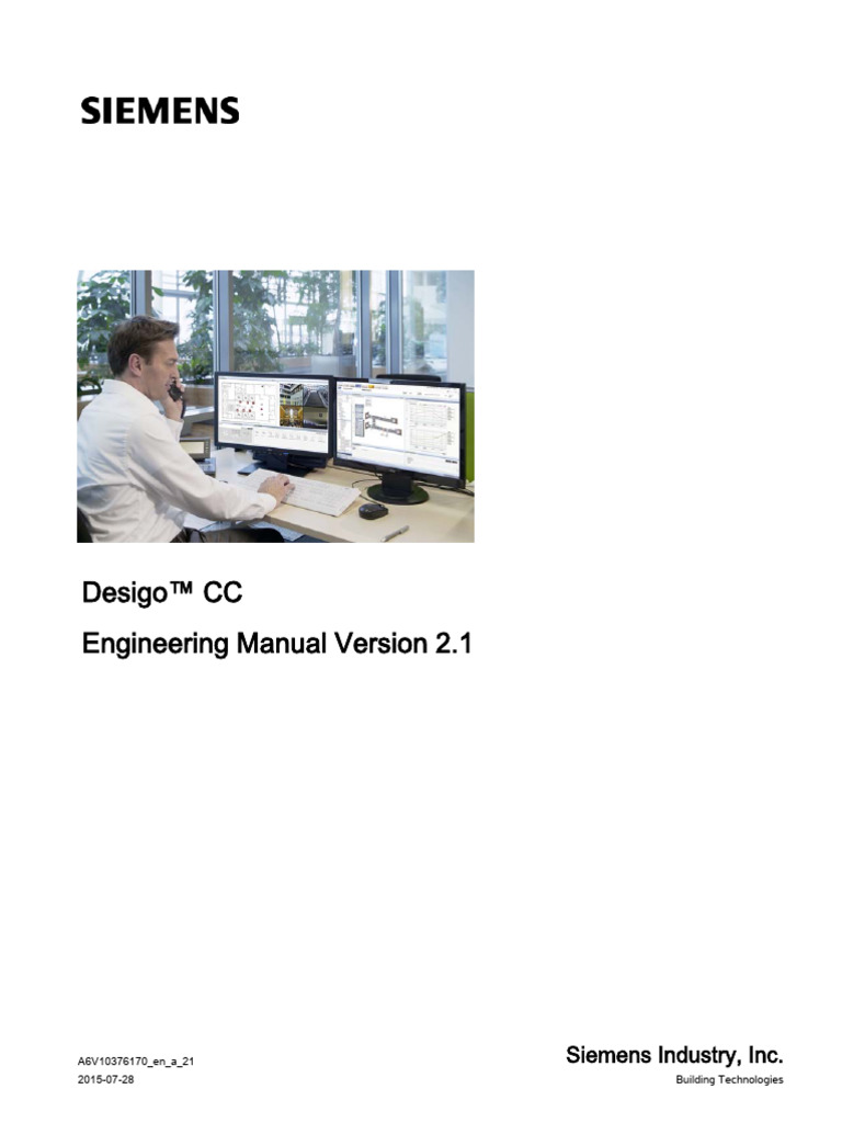 Desigo CC Engineering Manual Version 2.1 PDF Server