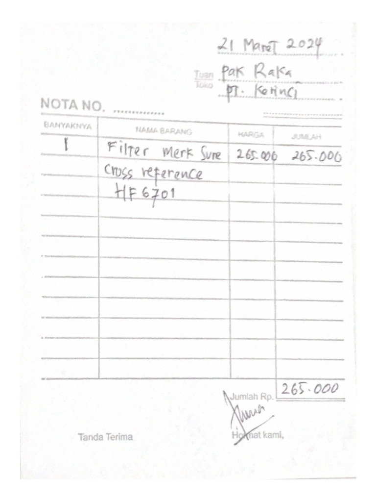 Nota No. | PDF