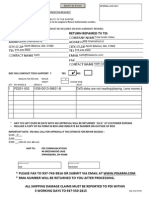 Return Authorization Request Form
