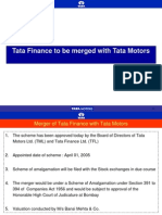 Tata Finance to Merge with Tata Motors