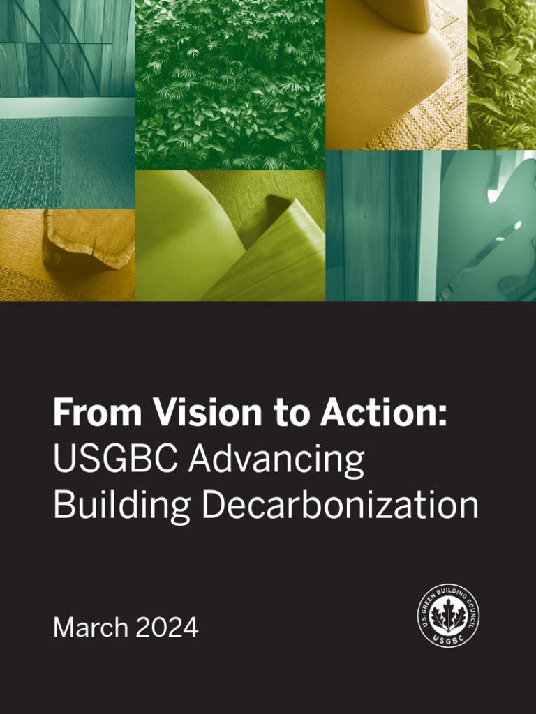 Usgbc Advancing Building Decarbonization 2024 Pdf Climate Change