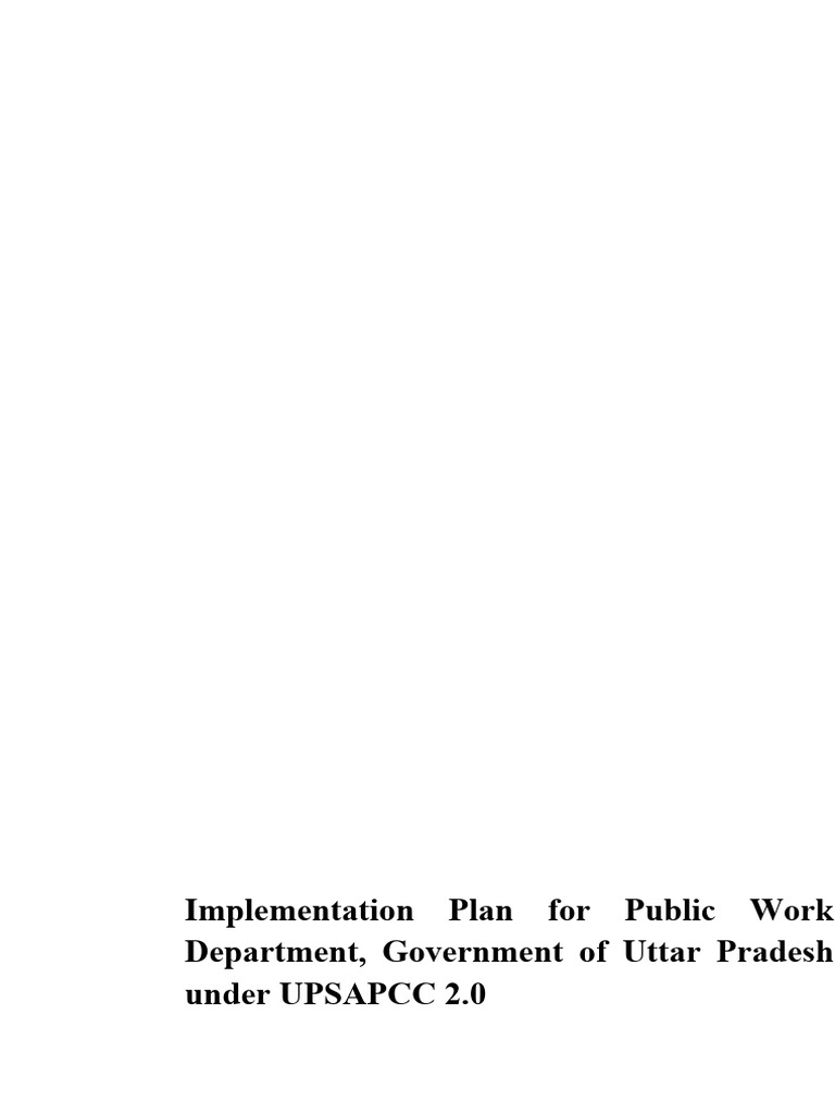 Implementation plan of pwd v1 31 05 2024 download free pdf climate