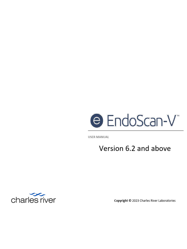 EndoScanV User Manual PDF Microsoft Windows Operating System