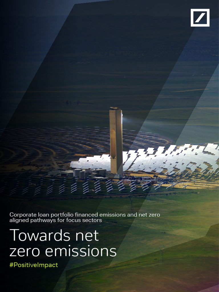Towards Net Zero Emissions | PDF | Climate Change Mitigation ...