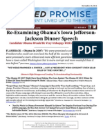  Failed Promise - Obama's Jefferson Jackson Dinner Flashback