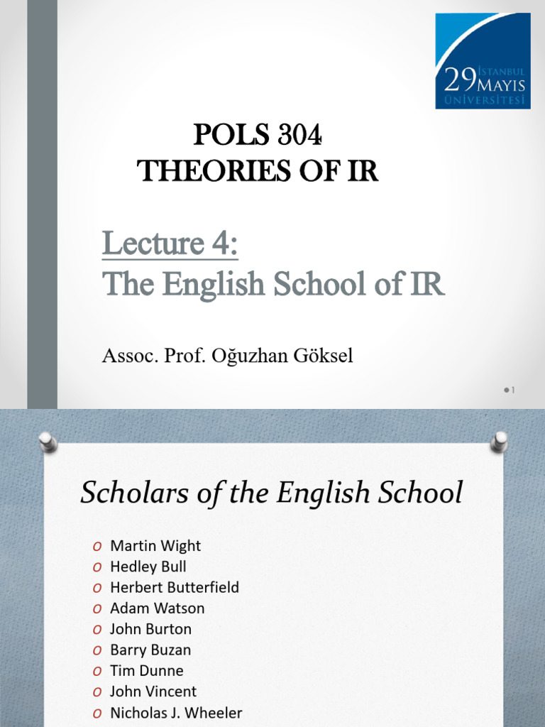English School of International Relations | PDF | Society ...