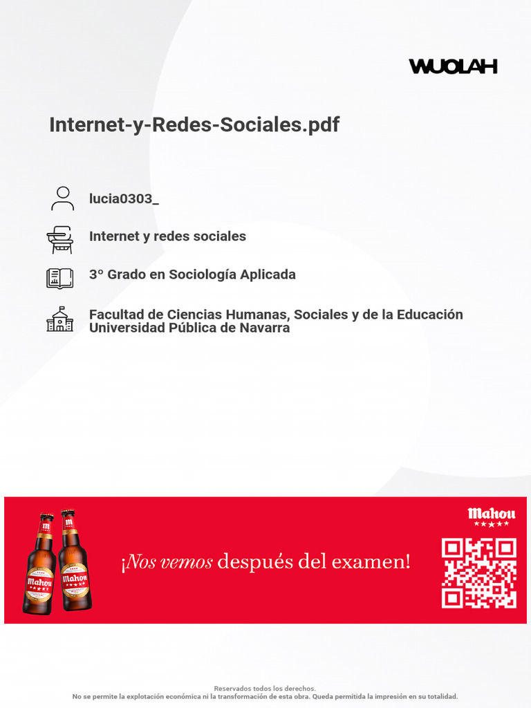 Historia de Internet y Redes Sociales | PDF | Red mundial | Internet y web