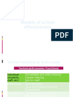 Models of School Effectiveness: Click To Edit Master Subtitle Style