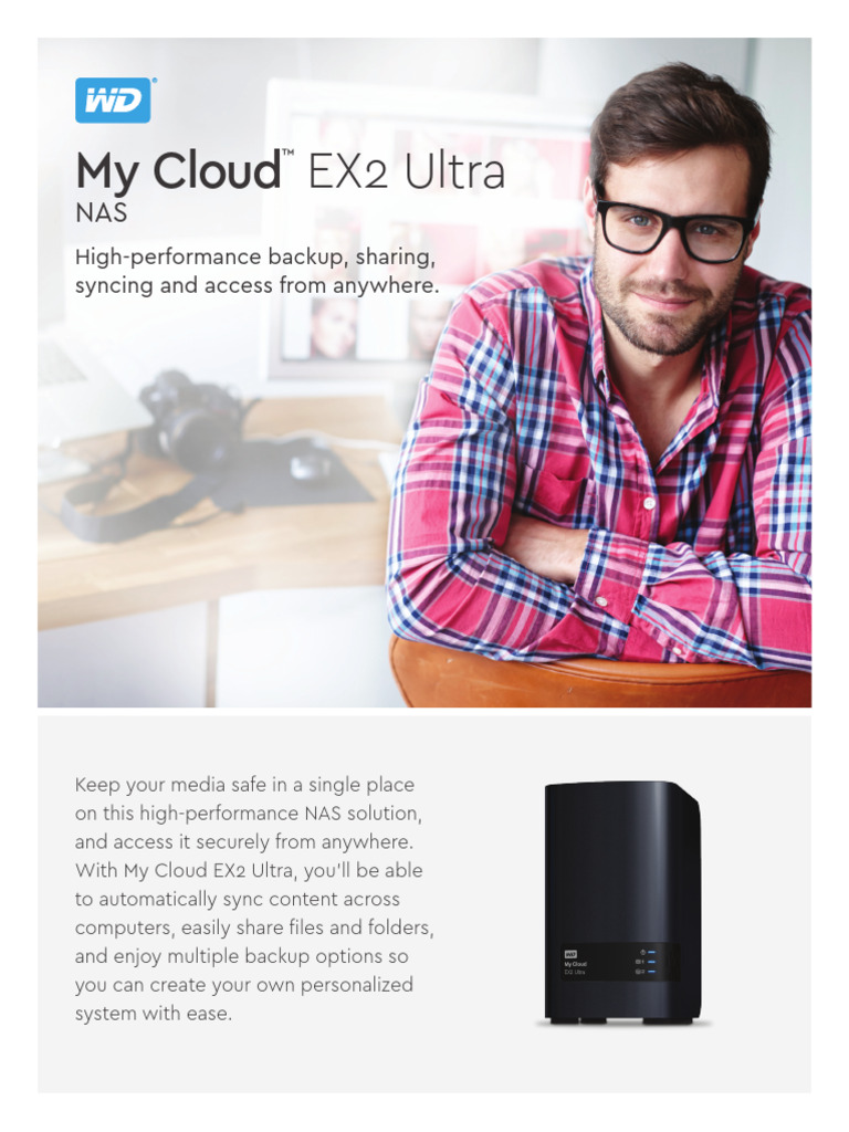 WD My Cloud EX2 Ultra NAS Product Datasheet | PDF | Cloud Computing | Byte
