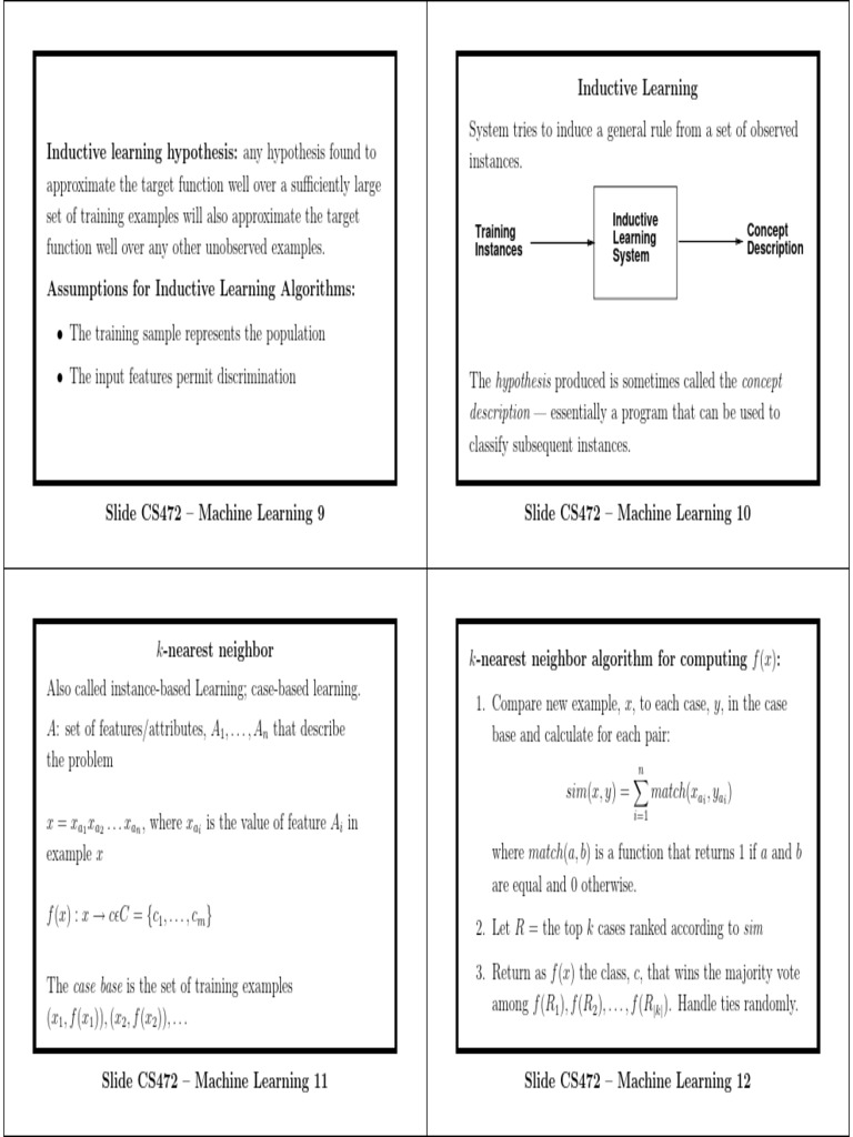 Lecture 7 A | PDF | Machine Learning | Cognitive Science