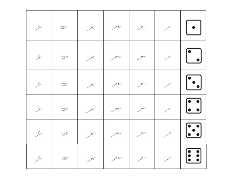 Dice Worksheets Dhivehi | PDF