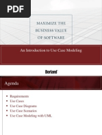 An Introduction To Use Case Modeling
