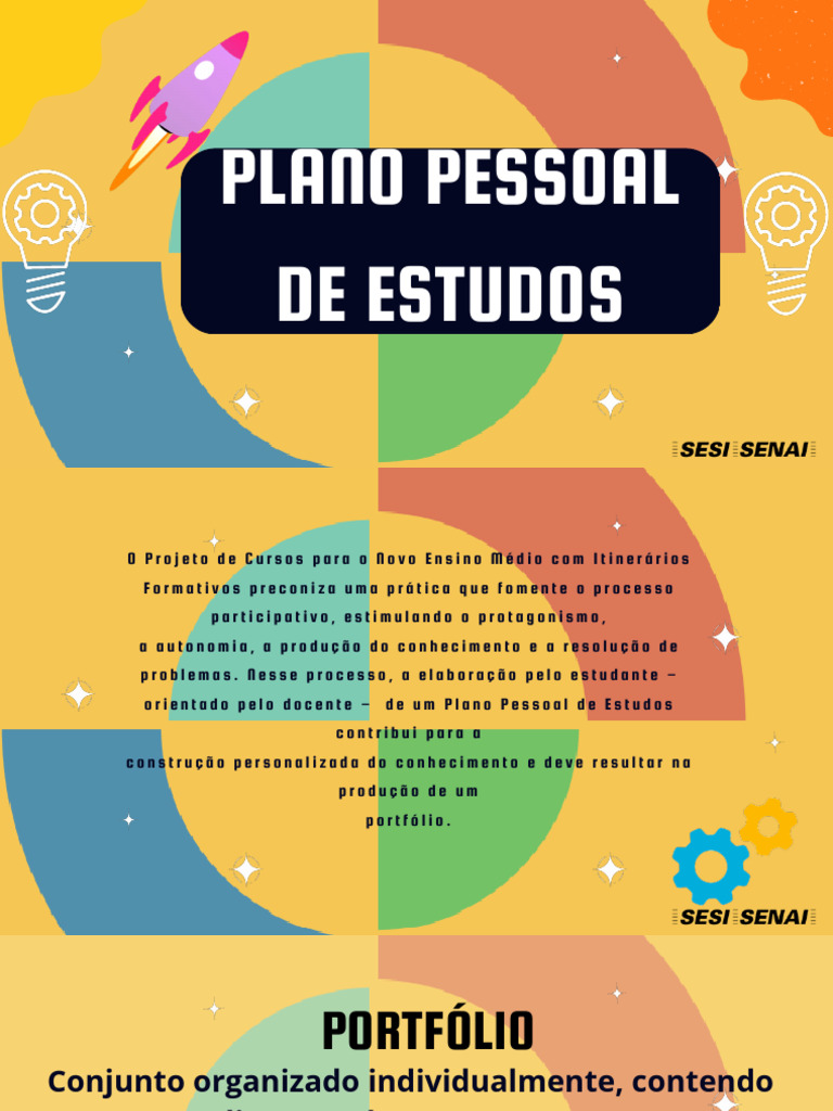 Plano Pessoal de Estudos e Portfólio | PDF | Aprendizado