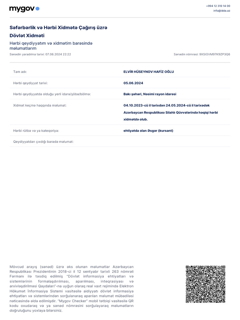 Military Certificate | PDF