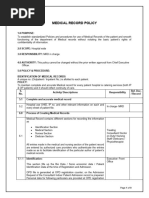 MRD Checklist for Medical Records | PDF