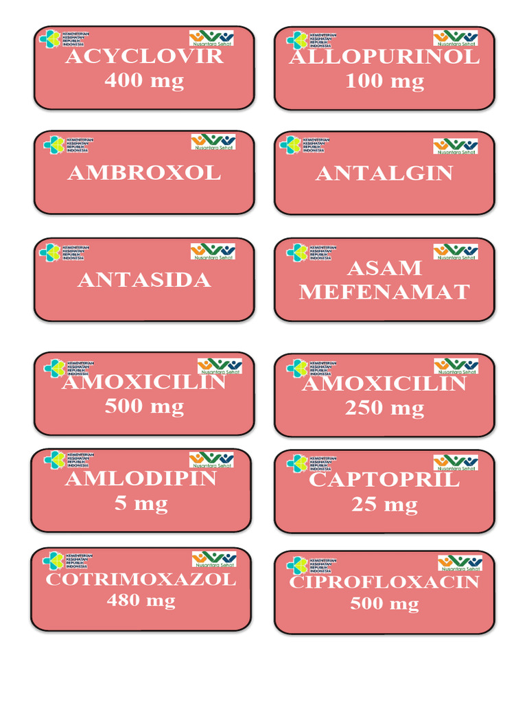 Comprehensive List of Medications | PDF