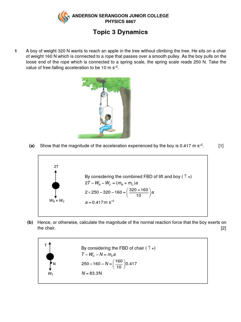 Dynamics of Forces in Physics Problems | PDF | Force | Collision