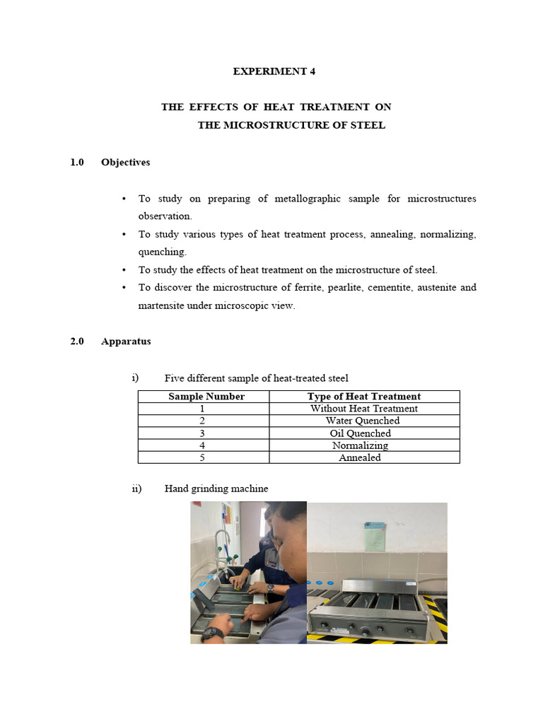 HEAT TREATMENT report | Download Free PDF | Heat Treating | Industrial ...