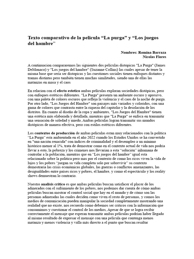 Comentario Literario | PDF