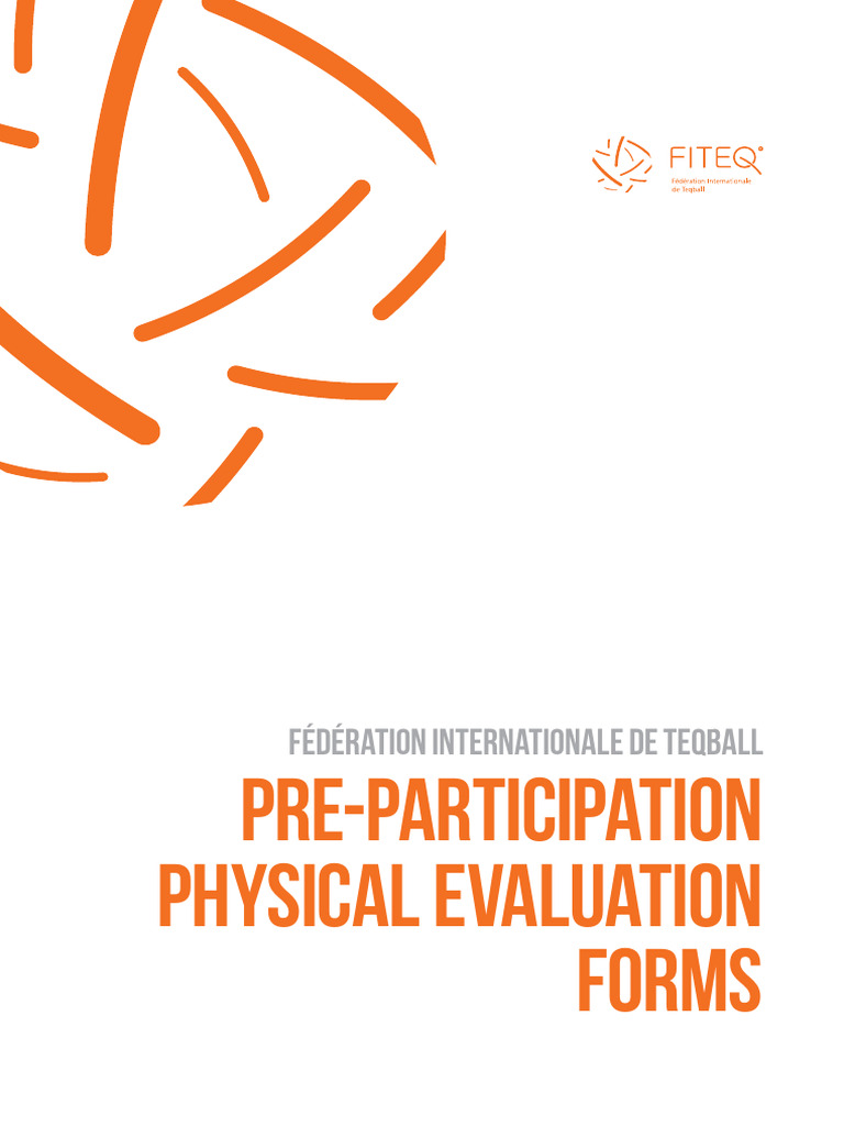 Pre Participation Physical Evaluation | Download Free PDF | Physical ...