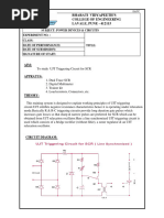 Synchronized UJT Triggering Circuit for SCR | PDF | Rectifier | Components