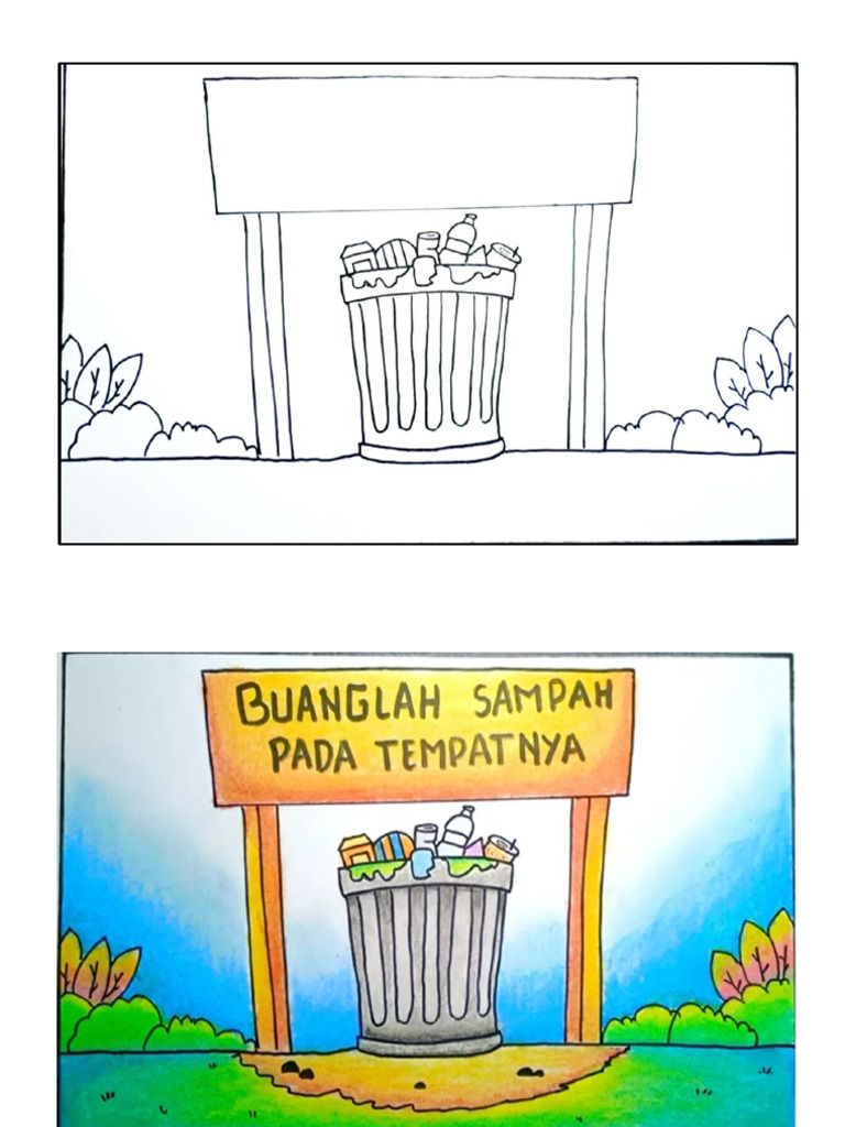 POSTER BUANGLAH SAMPAH PADA TEMPATNYA | PDF