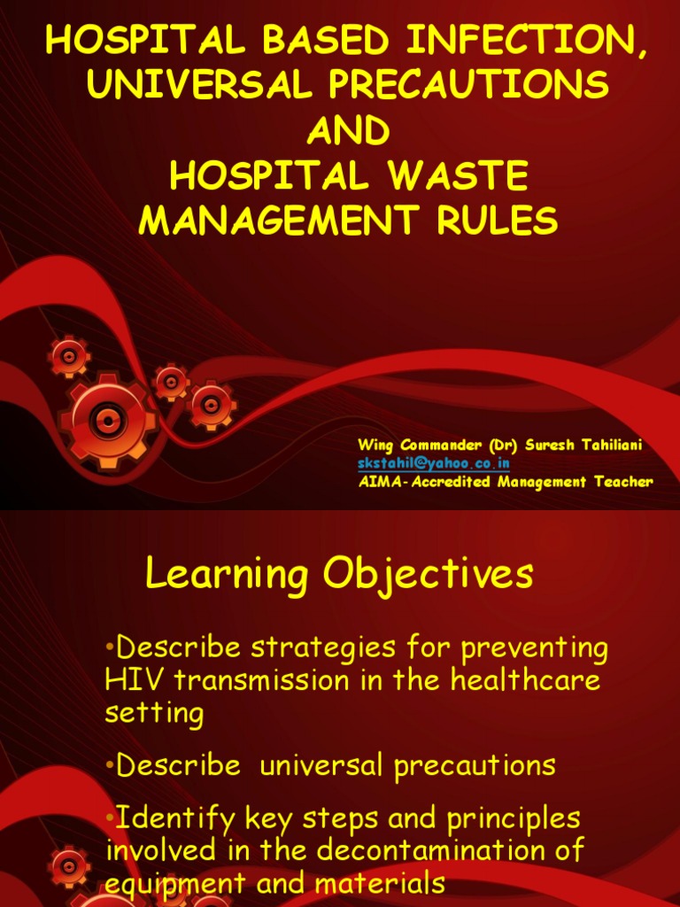 Hospital Infection Control Guidelines | PDF | Infection Control | Hand ...