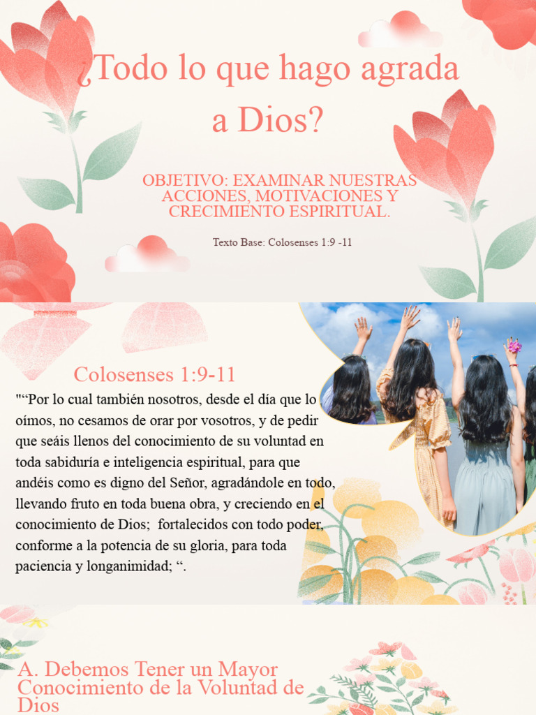 Mi Vida Agrada A Dios | PDF | Teología | Creencia religiosa y doctrina