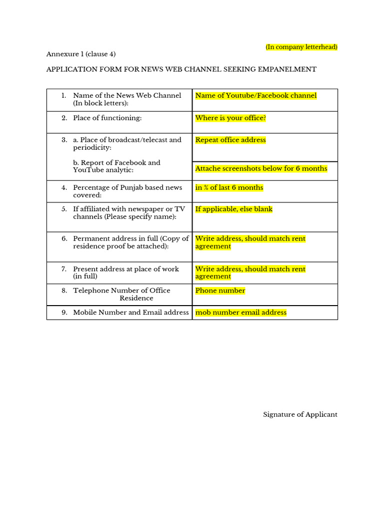 News Web Channel Empanelment Application | PDF | World Wide Web ...