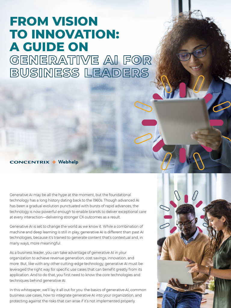 Generative AI Guide for Business Leaders | PDF | Governance ...